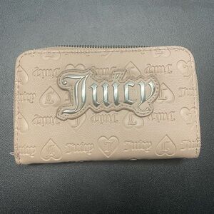 Juicy Couture Beige Embossed Wallet